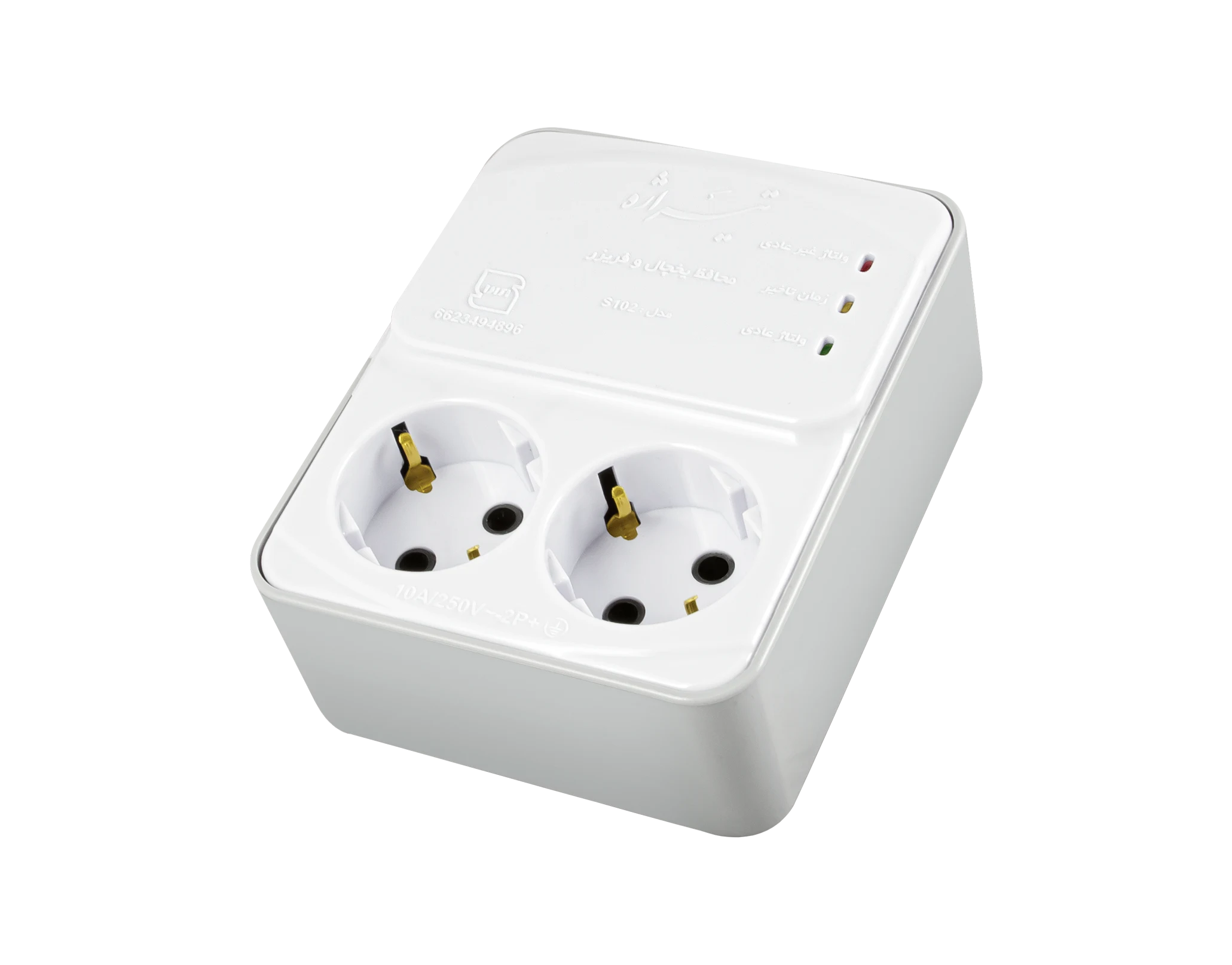 محافظ-برق-ارتدار-2-خانه-یخچال-فریزر-استاندارد-تیراژه-مدل-s102